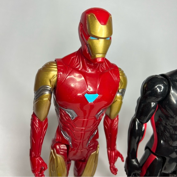 Marvel DC Action Figures Lot Of 4 Batman Spider-Man Flash Iron Man - Picture 3 of 13